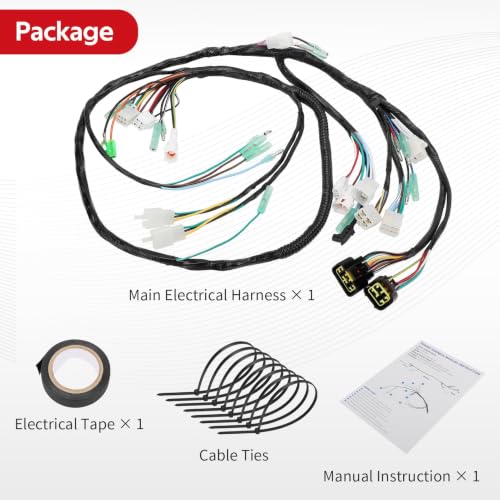 3GD-82590-40-00 Wire Wiring Harness for Yamaha Warrior 350 YFM350 X 1997 1998 1999 2000 2001
