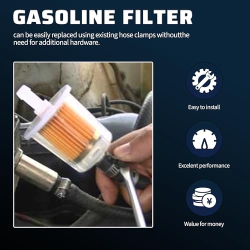 G3 GF69PL 3/8" Plastic Gas/Fuel Filter Compatible with F20118 33003