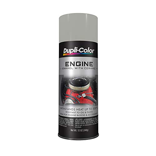 Dupli-Color (DE1650-6 PK) Cast Coat Aluminum Engine Enamel with Ceramic - 12 oz. Aerosol, (Case of 6)