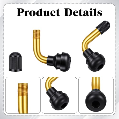 8 Pcs PVR60/PVR70 Valve Stem Bent 90 Degree Angled