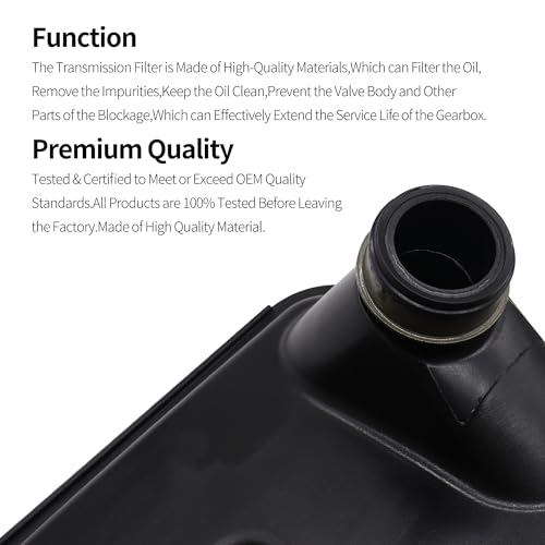 62TE Automatic Transmission Fluid Filter with Gasket Kit 68018555AA - style: 68018555AA