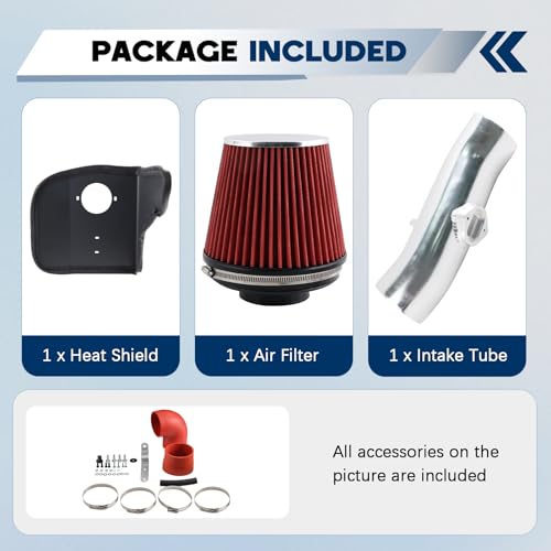 Cold Air Intake Compatible With 2010-11 Chevy Camaro 3.6L V6 - size: Chevy Camaro Cold Air Intake Kit 3.6L