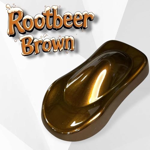 LiME LiNE Candy Pearl Basecoat Aerosol Spray Paint - Automotive Custom Car Paint for Pro Results - No Spray Gun Needed (Rootbeer Brown) - color: Rootbeer Brown