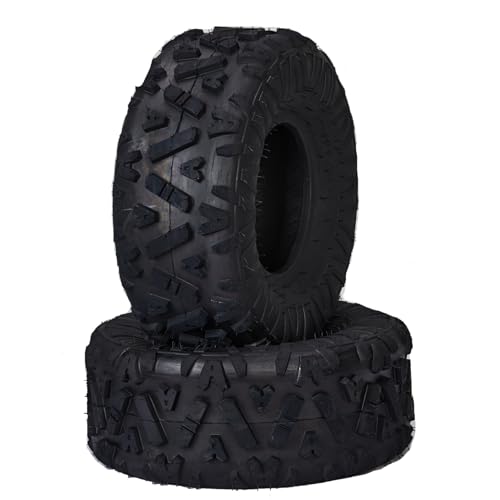 TUFFIOM 19x7-8 ATV Tires Set of 2 for All Terrains, Mud Sand Off-road ATV UTV Tire for Trail Vehicles and Golf Carts, 6 PR, Deep Tread, Tubeless - size: 19 x 7.00-8 (2 pack)