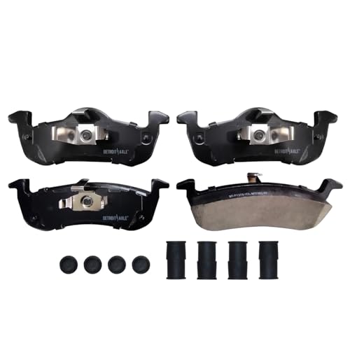Detroit Axle - Rear Brake Pads for 2007-2017 Ford Expedition - size: 4P42819/Kit