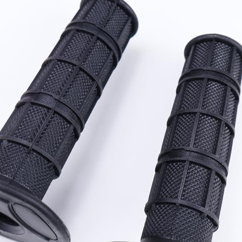 7/8" Handlebar Grips for 50cc-125cc CRF70 CRF80 TRX450 TTR90 TTR110 TTR125 PW80 RM80 DR650 KLX250 KLX300 KX65 SSR125 Pit Dirt Bike ATV Quad Motocross Motorcycles CT100U CT200U Mini Bike - color: Black
