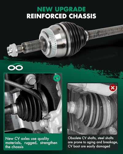 SCITOO CV Axle Drive Shaft For Azera 3.3L 2012-2017