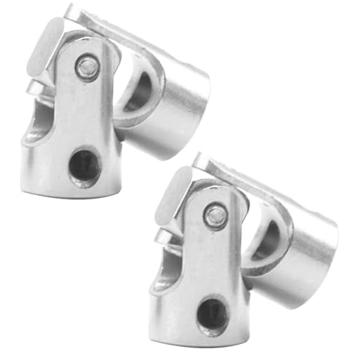 5Pack Vgoohobby Universal Rotatable Steering Shaft U Joint Coupling Motor Connector Coupler for RC Car Robot Crawler Boat (3.17mm to 4mm) - size: 3.17mm to 4mm