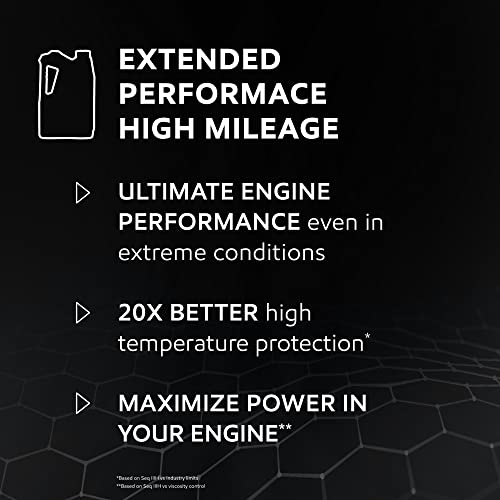 Mobil 1 Motor Oil 5W-30, 5 Quart (Pack of 2) | Extended Performance | High Mileage | Full Synthetic - size: 5 Quart (Pack of 2), style: Extended Performance High Mileage