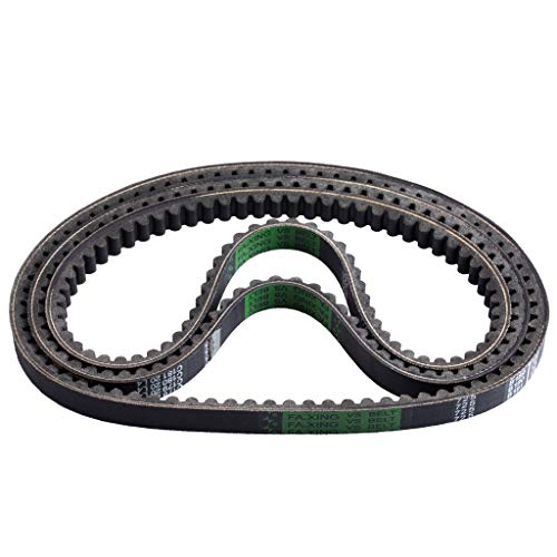 3 Pcs Go Kart Drive Belt 725,Drive Belt Clutch Replacement for Hammerhead 80T TrailMaster Mid XRX Mud Head Go Kart 6.5HP Engine 30 Series(Go-Karts 9.110.018-9.100.018-725)