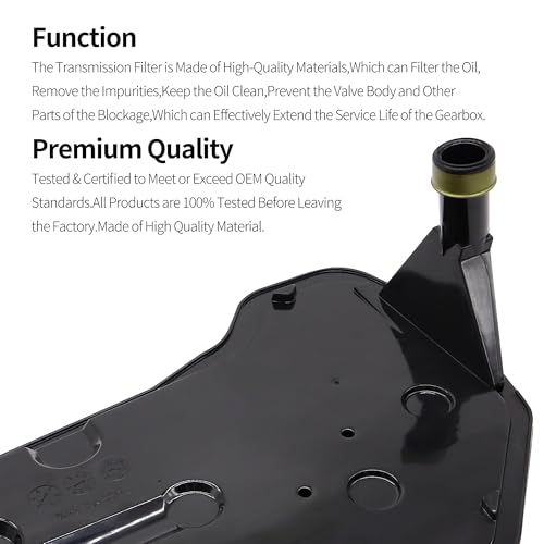 4L60E Transmission Filter Kit with Gasket Compatible with Chevy GMC Silverado 1500 Tahoe Savana Sierra Yukon Cadillac Buick Hummer Oldsmobile Pontiac Replaces 24208576 - style: 24208576