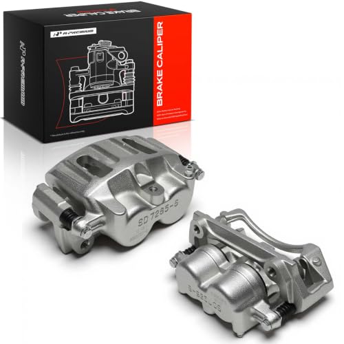 A-Premium Front Left and Right Side Disc Brake Caliper with Bracket - style: Except 7700 lb GVW Left and Right