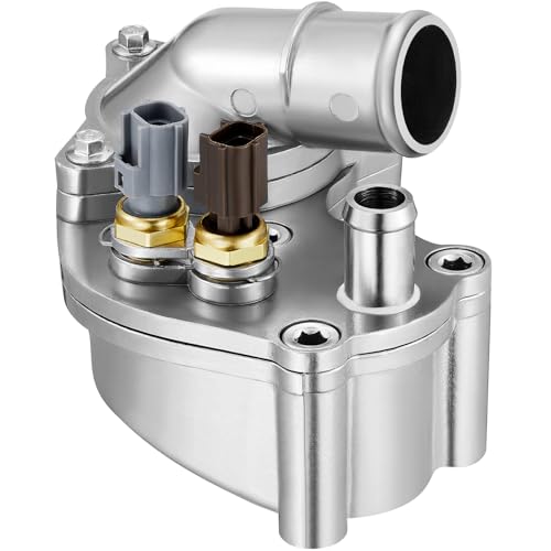 BDFHYK SK121093 Upgrade Aluminium Coolant Thermostat Housing Assembly Compatible with 2001-2008 B4000, 2000-2001 Mountaineer, 2001-2005 Explorer, 2001-2011 Ranger 4.0L Replace 4L5E8A586AB