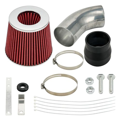 PHILTOP 3" Cold Air Intake Kit for 2000-2005 Chevrolet Impala Base/LS 3.8L - color: Red, size: 2000-2005 LeSabre