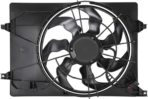 Partsflow Engine Radiator Cooling Fan Assembly for 2016-2020 Kia Sorento 623-920 - color: For Kia Sorento