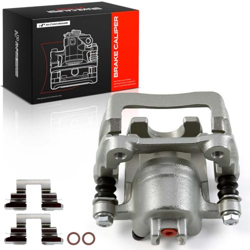 A-Premium Rear Left Driver Disc Brake Caliper with Bracket - style: Rear Driver Side