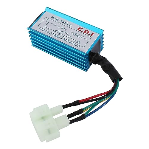 Racing 6 Pins AC CDI Box for GY6 50cc - 70cc 80cc 90cc 110cc 125cc 150cc Scooter 4-Stroke Engine ATV Go Kart Moped Quad Pit Dirt Mini Pocket Bike Chopper 6-Pin 139QMB 152QMI 157QMJ - size: 6 pin