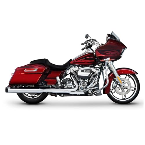 500-0182 Rinehart Racing DBX40 4" Chrome Slip-Ons for 2017-Newer M8 Touring