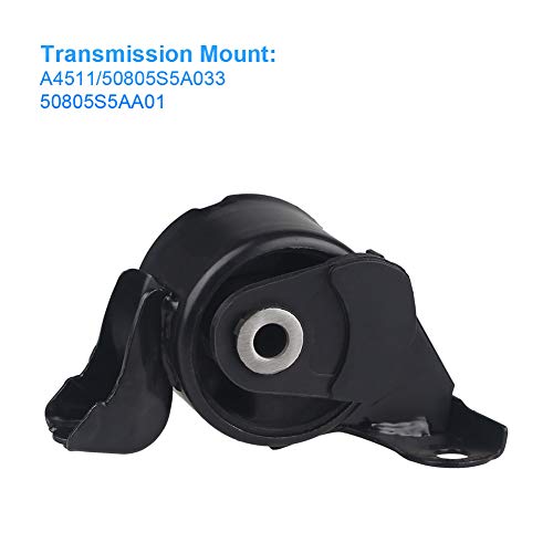 JDMON Compatible with 4Pcs Engine Motor Mount Honda Civic 1.7L Automatic Trans 2001 -2005 Replacement for A4511 A6588 A6591 A6595 - size: 4PCS-Compatible with 2001-2005 Civic 1.7L