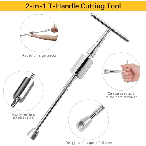 Car Dent Puller Kit Auto Body Dent Remove, Small Dent Remover Tool for Car, Hail Damage Paintless Dent Repair Removal Kit, Pulling Small Dents Out of Car, Herramienta para Sacar Golpes de Carro