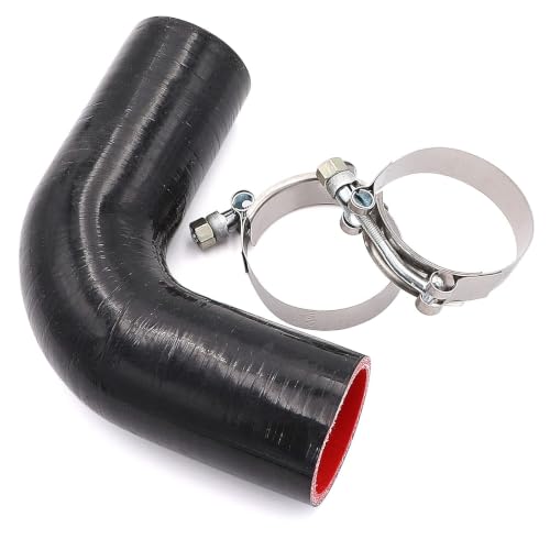 90 Degree Elbow 2 inch Silicone Radiator Coupler Hose 4-Ply - size: ID 2"