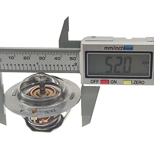 XYZIL 71℃ Thermostat LG2683 MD001370 K6516441 30A46-00100 Compatible with Mitsubishi S3L2 S4L2 Compatible with Mahindra 2015 2216 2415 2516 2615 2815 2816 3215 3316 Max 24 25 26XL 28 XL