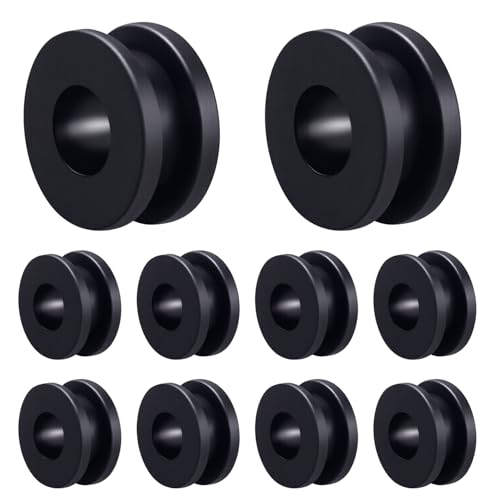 Motorcycle M6 Rubber Grommets 10 pcs, Motorcycle Rubber Replacement Accessories for Fairings Cowling.