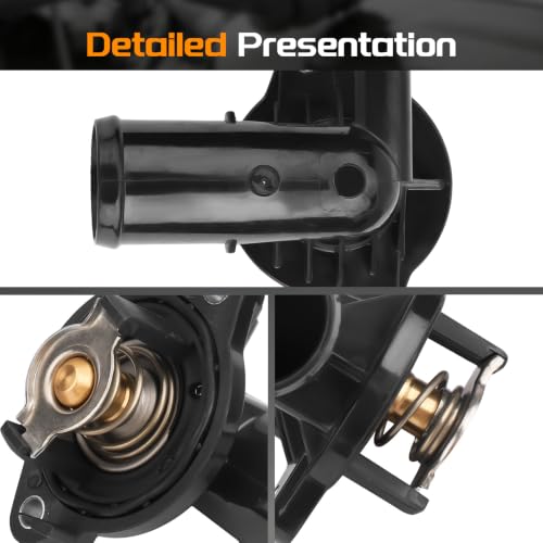 BRTEC 902-3035 Thermostat Housing Assembly for Dodge Charger Challenger - color: 902-3035