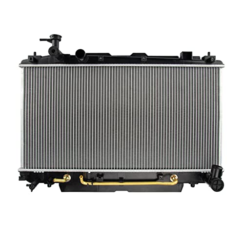 PHILTOP CU2403 Engine Coolant Aluminum Radiator Compatible with 2001 2002 2003 RAV-4 2.0L Automatic, 2004 2005 RAV-4 2.4L - size: RAV4 2001-2003 2.0L, RAV4 2004-2005