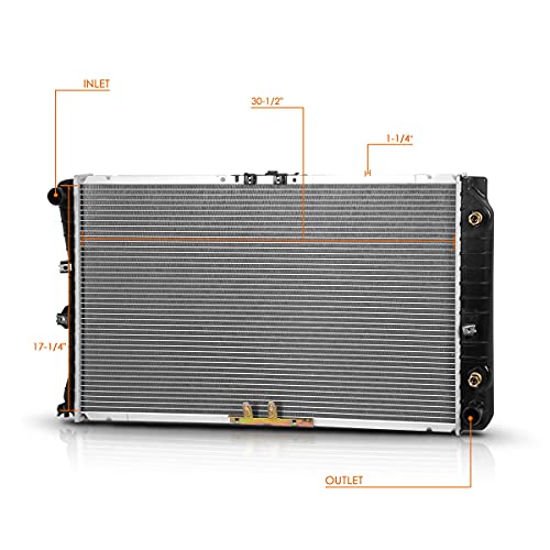 DPI-1516 OE Factory Style Aluminum Core Radiator Compatible with 94-96 Buick Roadmaster/Chevy Caprice Impala V8 AT - color: 94-96 Roadmaster/Caprice/Impala