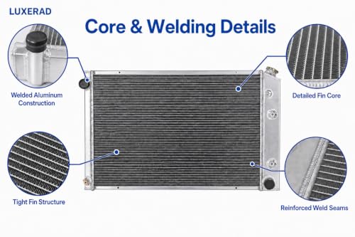 4 Rows Aluminum Radiator for 1978-1991 Che vy Blazer GMC Jimmy - size: 67