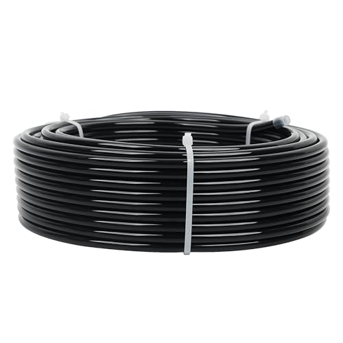 LokoCar 1/4" OD Nylon Airline 100ft DOT SAE J844 Air Brake Fluid Tube Black - size: 1/4" OD 100 Feet
