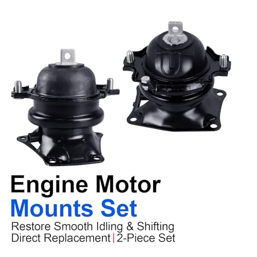 2PCS Engine Motor Mount Set Compatible with RLX TLX Accord Crosstour 3.5L - size: 2008-2017 Honda Accord 3.5L