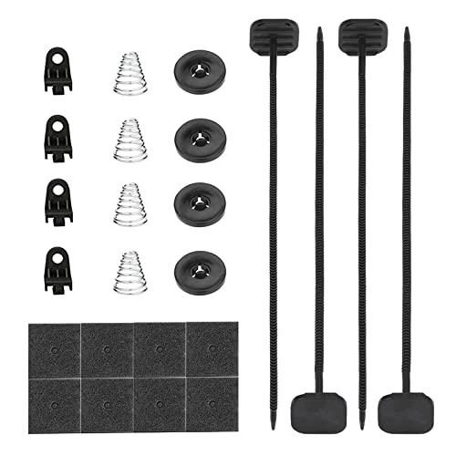 10" inch Electric Cooling Radiator Fan Assembly Reversible Push or Pull Universal Slim 12V Mounting Kit Black