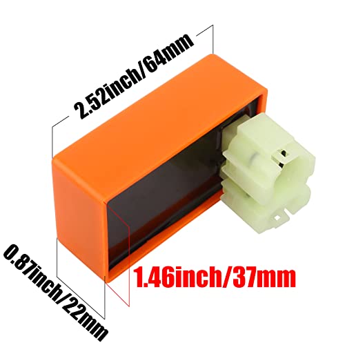 Performance Ignition Coil + Spark Plug + AC 6 Pins CDI Compatible with CRF50 XR50 XR70 XR80 XR100 Pit Dirt Racing Bike Motorcycle ATV Quad Scooter Go Kart Moped