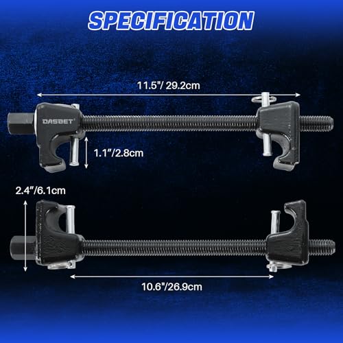 DASBET Macpherson Strut Spring Compressor Tool Kit 2PCS - color: Blue