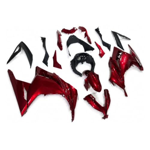 US STOCK Candy Red Fairing Fit for Kawasaki Ninja 2013-2017 EX300 - color: 015 Candy Red