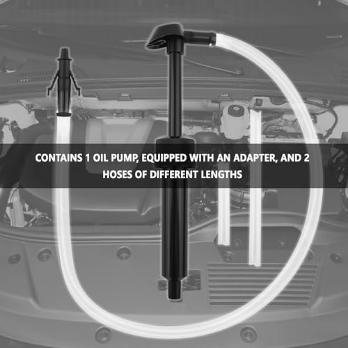 IHOTDER Transmission Fluid Transfer Pump Automotive,Hand Oil Transfer Pump for Quart Bottles,Universal Oil Extractor Pump Automotive Accessories for Most Cars Trucks SUVs