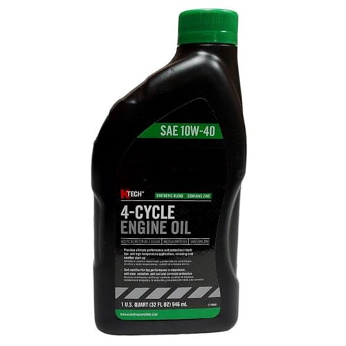 Pack of 6 Kawasaki 99969-6296 Genuine OEM K-Tech SAE 10W-40 4-Cycle Engine Oil