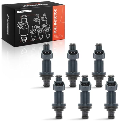 A-Premium Fuel Injectors Set of 6 Compatible with Toyota, Lexus