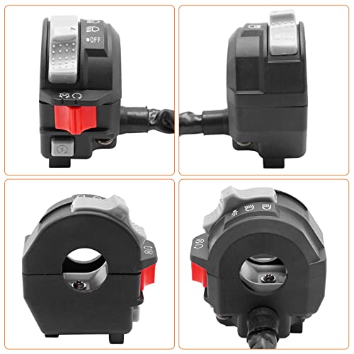M MATI Start Stop Headlight Switch & Ignition Key Switch for Yamaha YFZ450 2006-2013 4KB-83973-00-00 4KB-83973-20-00 5TG-82510-01-00