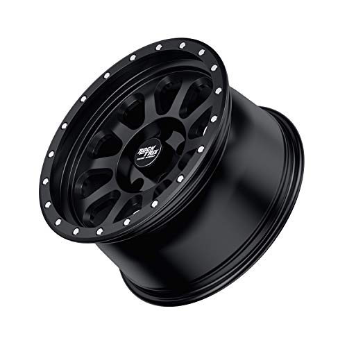 RockTrix RT111 18x9 Off-Road Wheels compatible with Toyota Tundra 2007-2021, Matte Black 5x150 Rims -12mm Offset for 33-35 Inch Tire Clearance, Fits Sequoia, Land Cruiser, And Fits Lexus LX570 - color: Matte Black, size: 18x9 -12mm offset