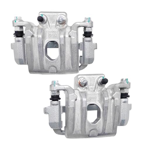 2 Pcs Left & Right Brake Calipers Fit for 2010-2013 Hyundai Santa Fe Kia Sorento, Driver and Passenger Side Rear Brake Caliper w/Bracket Replace for 19B6270 19B6271 - size: 19B6270+19B6271