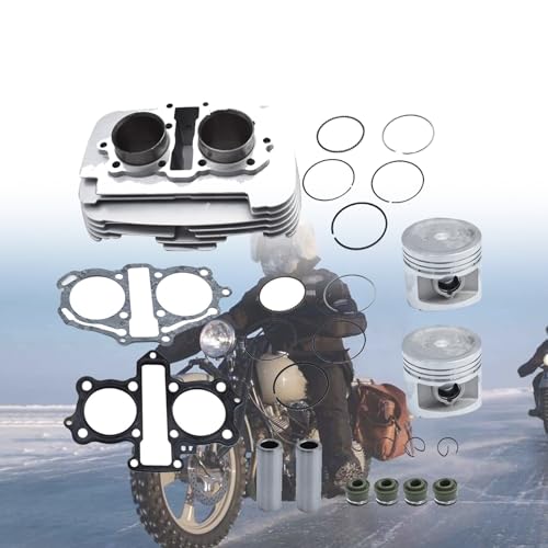Silscvtt Engine Cylinder with Piston Gasket Replacement for Honda 250 Cmx250 1996-2015