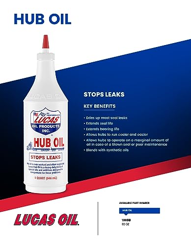 Lucas Oil 1 Qt. Hub Oil - 1 Each