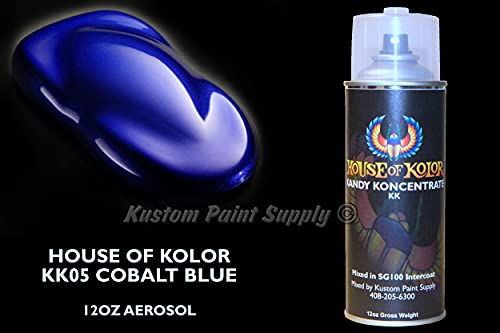 House of Kolor Cobalt Kandy KK05 12oz Aerosol Can Blue Candy Kosmic Kolor