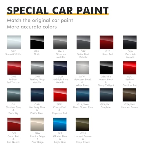 (Long Beach Red/Siren Red (G1E) Car Touch Up Paint for GMC - color: Long Beach Red/Siren Red (G1E) for 2025 Sierra/2024 Sierra/2023 Sierra/2025 Sierra EV/2025 YUKON & YUKON XL/2024 YUKON & YUKON XL/2026 HUMMER EV PICKUP/2025 HUMMER EV PICKUP/2024 HUMMER E