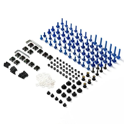 Motorcycle Fairing Bolt Kit Screws Kit For Honda CBR500R 2013-2018 Blue - color: Blue