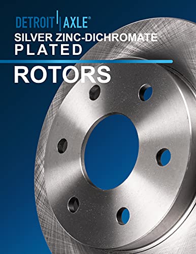 Detroit Axle - Brake Rotors Ceramic Pads for Cadillac Escalade - size: 10PR42597/KIT