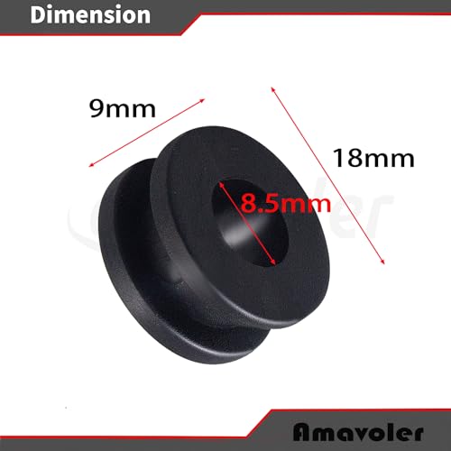 Motorcycle M6 Rubber Grommets 10 pcs, Motorcycle Rubber Replacement Accessories for Fairings Cowling.